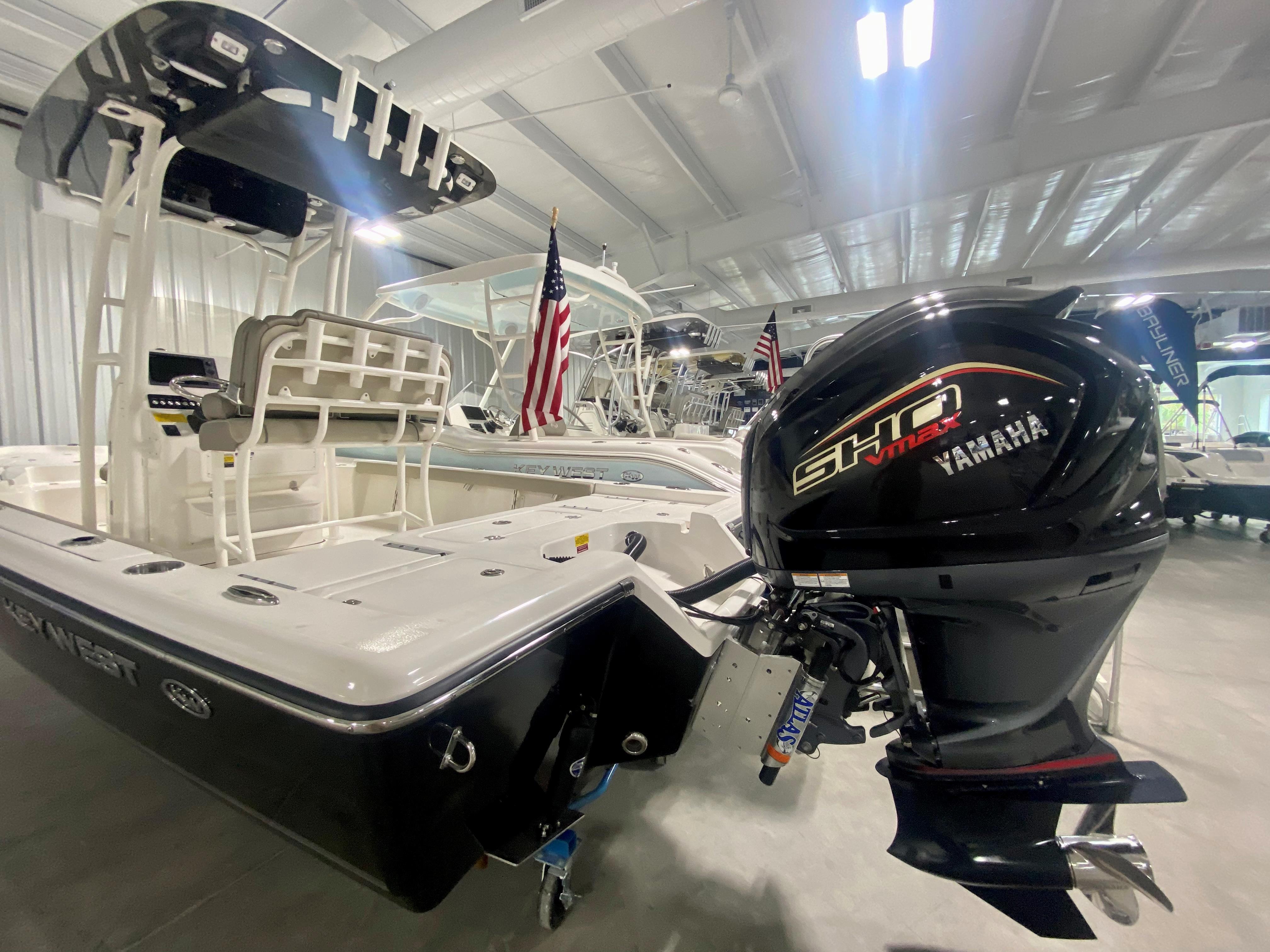 New 2024 Key West 230 Bay Reef Solid Black Boat for Sale Anglers Marine